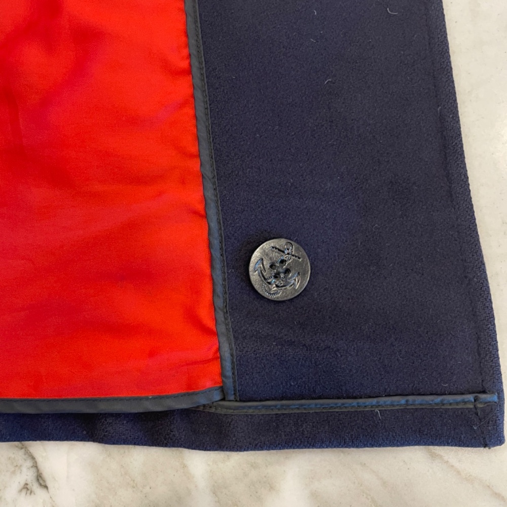 Lands' End Navy Pea Coat - Picture 9 of 11